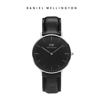ウエレン腕時計DW女表36 mm黒の表板銀辺ベト超薄型女史クローズ腕時計DW 00100 01