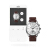 Kronnby Swe denのフルコースの多機能スイン屋外ミックスストール腕時計ビジュネ男性腕時計防水スイスマイナーのSKKエルズバッグ43 mm銀色の表板深茶の牛革のバード