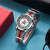 プロモア腕時計（MLB）腕時計クシリズ腕時計防水夜間光全鋼ケス男女時計クロマスタMLB-TP 001/灰面