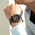 カセキ(Foxl)欧米ファンドクラ男性表ニルーモ男性フュージョン腕時計レトロ三眼表ブラ板深茶ベトFS 456