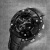 POLICE腕時計男性用46 mmブラック文字盤ブラケック男性腕時計PL.3806 JSB/02