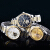 「限定版」スイス海士爵（HOJEO）ブロンド全自動機械時計メレンズベル宝石ガラス鏡面防水機械表金時計元気黒-新品入荷