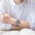 CKカリン腕時計イベン男表バラ金のケケ-スブラウン革製の革付革のバーンドラック・時計K 7 B 2 16 G 3