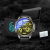 POLICE腕時計男性用55 mm緑の文字盤グーレーのサドベル中国風カールジュ男性腕時計青龍限定モデルPL.556 XSU/02