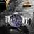 アルマニル腕時計規格品三眼ファ男性腕時計多機能カレンダ