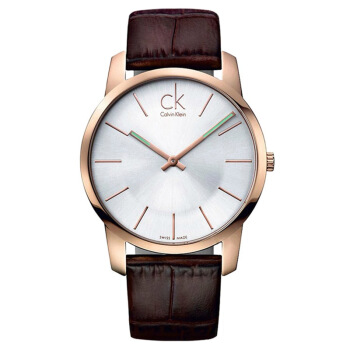 CKカルバウライン腕時計CITYシー男性用夜光ホワイテク時計K 2 G 21629