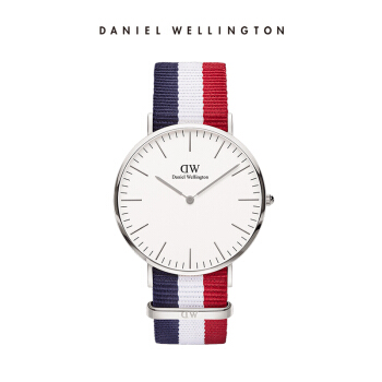 ダニエル・ウェント（DanielWellington）腕時計DW男性用時計40 mm銀色のナインベル超薄型男性クウォーク腕時計02 DW（DW 00100000 117）