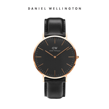 ダニエル・ウェルリングの腕時計DW男性用時計40 mmブロックの文字盤です。ゴンドゥーサードベルの极薄男性用时计です。