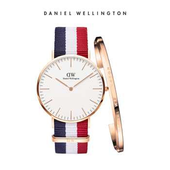 ダニエレン（DanielWellington）DW腕時計男性用ナインバード40 mmプロペン超薄型DW 0010+中サイズブレト