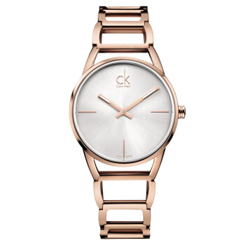 CKカルバンライン腕時計STATELYシーズ女性時計シンプ時の分針バラゴ材質銀盤鋼帯K 3 G 23626