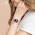olivia burton女性の気质腕时计OB四角形の钢帯の3 D小さいミツバクチはレジカの女性の腕时计OB 16 AM 96文芸の深蓝を入力します。
