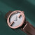 GUCCI Guc Interlockingシリズのファンと優雅な雰囲気の定番デアルGブラウ本革女性時計YA1334