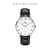 ダニエルト・ウェルリングの腕時計DW女子時計34 mm銀色のサイドベルの超薄女史クウォー腕時計カレンダー付きDW 0017