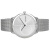 CKカルバーライン腕時計MINIMALシリズ銀色の文字盤スキーバーンドウォーク男女表K 3 M 1122 Z