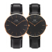 ダニエル・ウェストン(DanielWellington)カープ腕時計ペアシン大方dw腕時計女性DW 0010010017+DW 0013