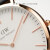 ダニエレン腕時計DW男性用時計40 mm金色の辺ベルト超薄型男性クウォーク腕時計0111 DW(DW 0010001)