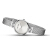 カルバクラクラ腕時計authenticシレス銀の文字盤シルバ·ミラノ風のバード·ンファの極简女性モデルK 8 G 23126