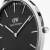 ダニエル・ウェルト（DanielWellington）DW腕時計男性40 mm黒い文字盤銀色のナインベル超薄型型のクウォーク時計DW 001000000 49