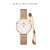 【DWブラドフルセット購入】DW腕時計男女ダニエレン腕時計男性用腕時計+男女兼用ブラスト金鋼帯白盤女性28 mm+金ブラストスト