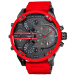 世界で買ったデサイDIESEL男性時計大文字盤の覇気腕時計DZ 7395黒盤赤シンコンテスト