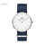 ダニエル・ウェントンの新品DW女子時計36 mm銀縁白盤ブラルナロン織の超薄女史クウォー腕時計（DW 000080）