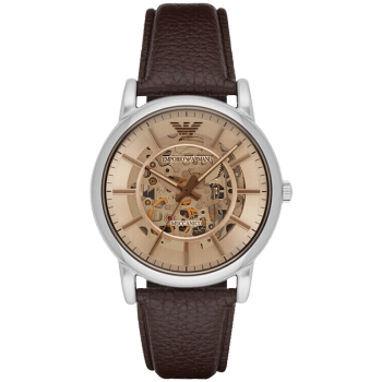 アルマニル腕時計男性機械表ビジュネ男性フュージョン腕時計時計透kaベル腕時計機械腕時計AR 1982