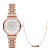 アルマーニ腕时计女史の満天の星の腕时计の女性の钢帯のデザィンのオメール11244+EGS 24221ネルのスツー