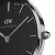 ダニエル・ウェントンDW腕時計は男女同じ36 mmの銀縁シンプな黒い文字盤の金属バーンです。