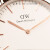 DW腕時計女性史36 mm金縁白ナインバー超薄型クウォーウオッチ白盤白ニニDW 0000000009