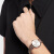 オーストリアマイニ（Emporo Ammani）満天の星フューシのダイヤド女史の腕時計の女子学生のシンプルな文字盤クウォーク腕時計の縁で満天の星AR 11059
